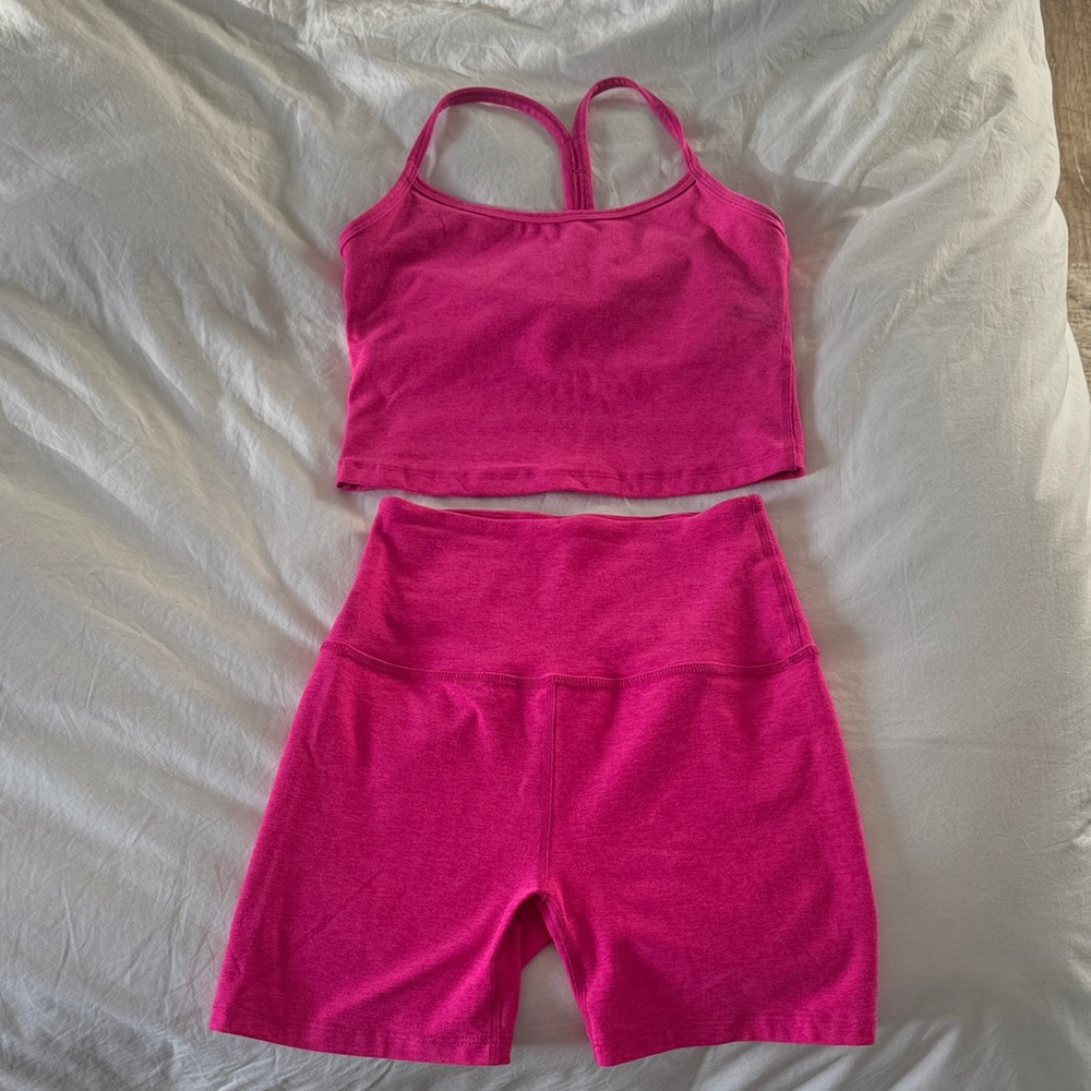 Beyond Yoga Tank and Shorts Set Small
